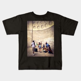 Central Park Drumming Dancing Street Afro Music New York City Kids T-Shirt